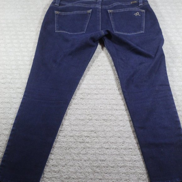 LIKE NEW DL 1961 Size 26 Emma Legging Dark Wash Blue Jeans - Picture 2 of 6